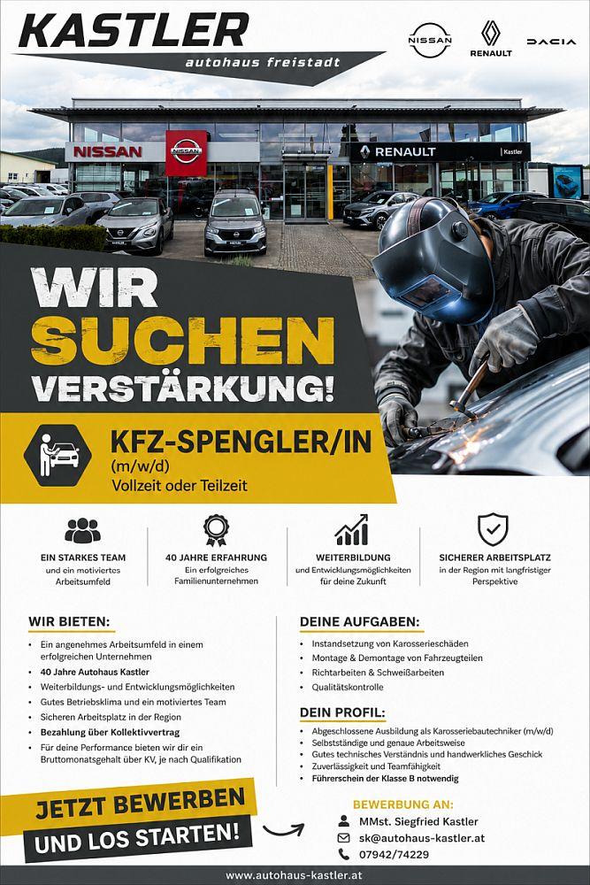 Autohaus Kastler (Stellenanzeige)